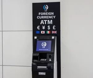 Foreign currency exchange ATM at SFO