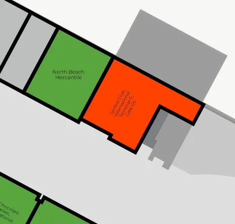 North Beach Mercantile SFO Map